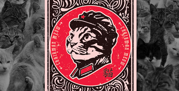 chairman meow poster design
