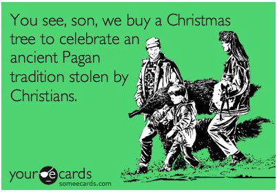 christmas pagan origin
