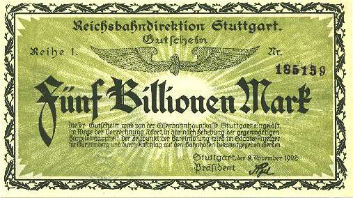 5 billion German marks