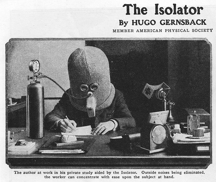 the isolator anti distraction helmet