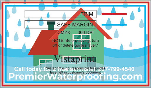 vistaprint business card template front